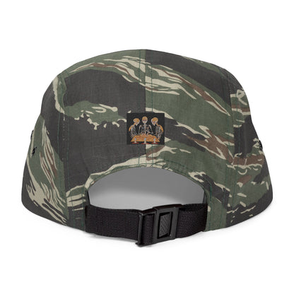 Ouija Skateboards Embroidered 5-Panel Cap — Vintage Skate Hat with Skeleton Logo